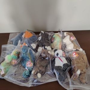 Lot of 10 Beanie Babies (2)